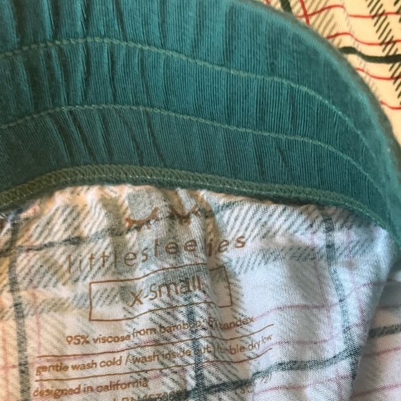 Little Sleepies Green Plaid Pajama Pants - Picture 3 of 3